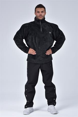 Mens Winter Softhell Pants Waterproof Loose Fit