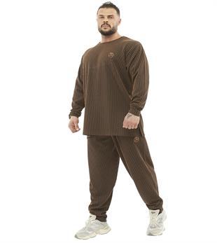 Mens Winter Sweatpants Loose Fit, Breathable, Zippered Pockets 