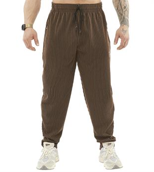 Mens Winter Sweatpants Loose Fit, Breathable, Zippered Pockets 