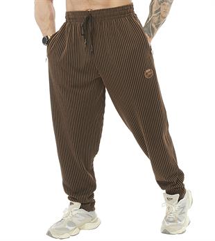 Mens Winter Sweatpants Loose Fit, Breathable, Zippered Pockets 