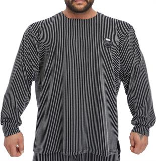 Mens Winter Sweatshirt Oversize Striped Design