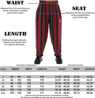 Oldschool Striped Baggy Pants BGSM PNT1363 