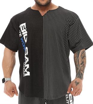 Oversize Bodybuilding Rag Top T-shirt Orange