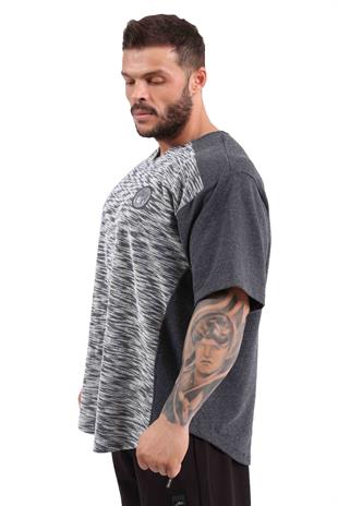Oversize Cotton T-shirt, V-Neck Rag Top