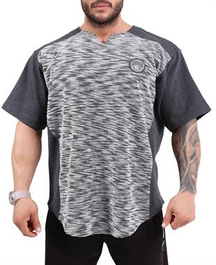 Oversize Cotton T-shirt, V-Neck Rag Top