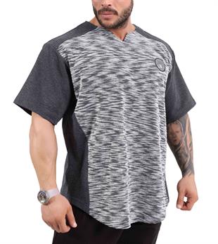 Oversize Cotton T-shirt, V-Neck Rag Top