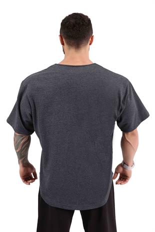 Oversize Cotton T-shirt, V-Neck Rag Top