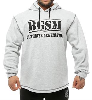 Oversize Long Sleeve Hooded Soft Texture Winter Sweater Grey