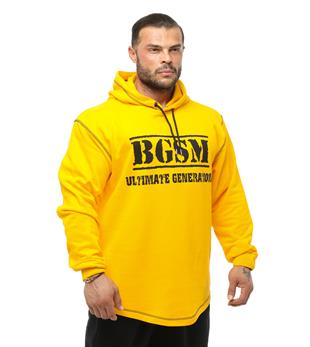 Oversize Long Sleeve Hooded Soft Texture Winter Sweater Yellow