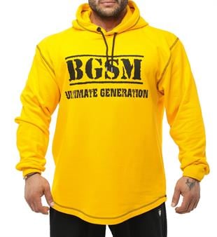 Oversize Long Sleeve Hooded Soft Texture Winter Sweater Yellow