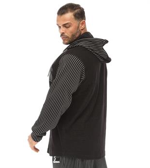 Oversize Oldschool Hooded Sweater Black 