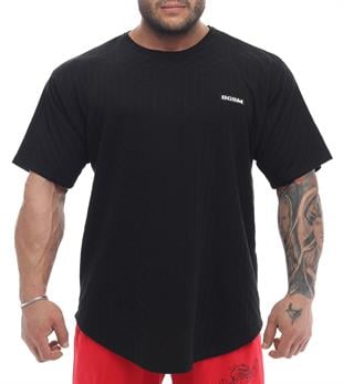 Oversize Plaid Design Rag Top Black