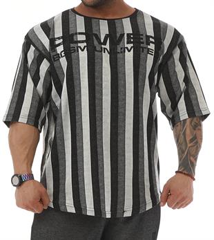 Oversize Striped Gym Workout T-shirt