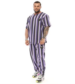 Oversize Striped Rag Top Gym T-shirt BGSM 3339