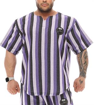 Oversize Striped Rag Top Gym T-shirt BGSM 3339