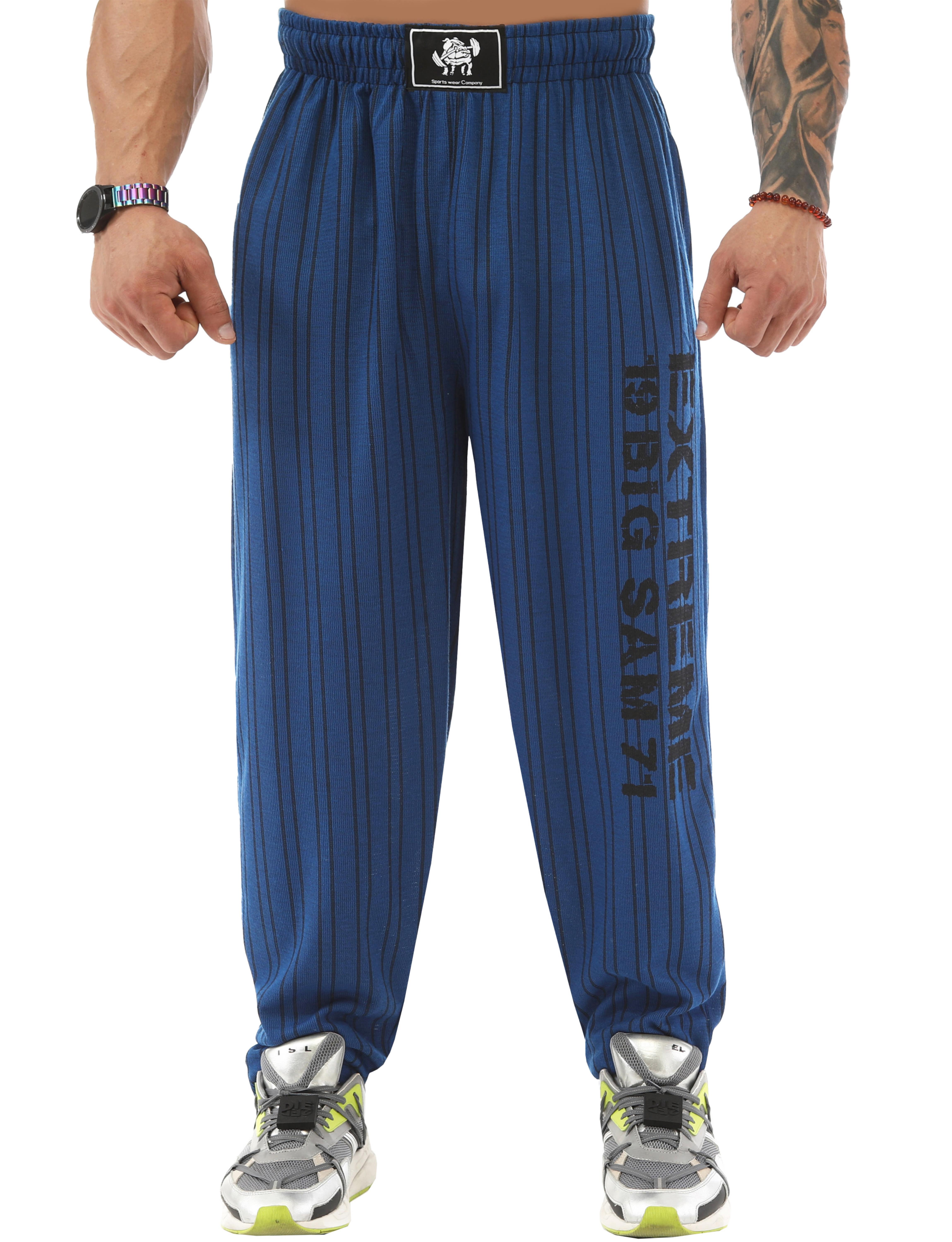 Baggy Stripped Body Pants Blue Big Sam PNT1307 