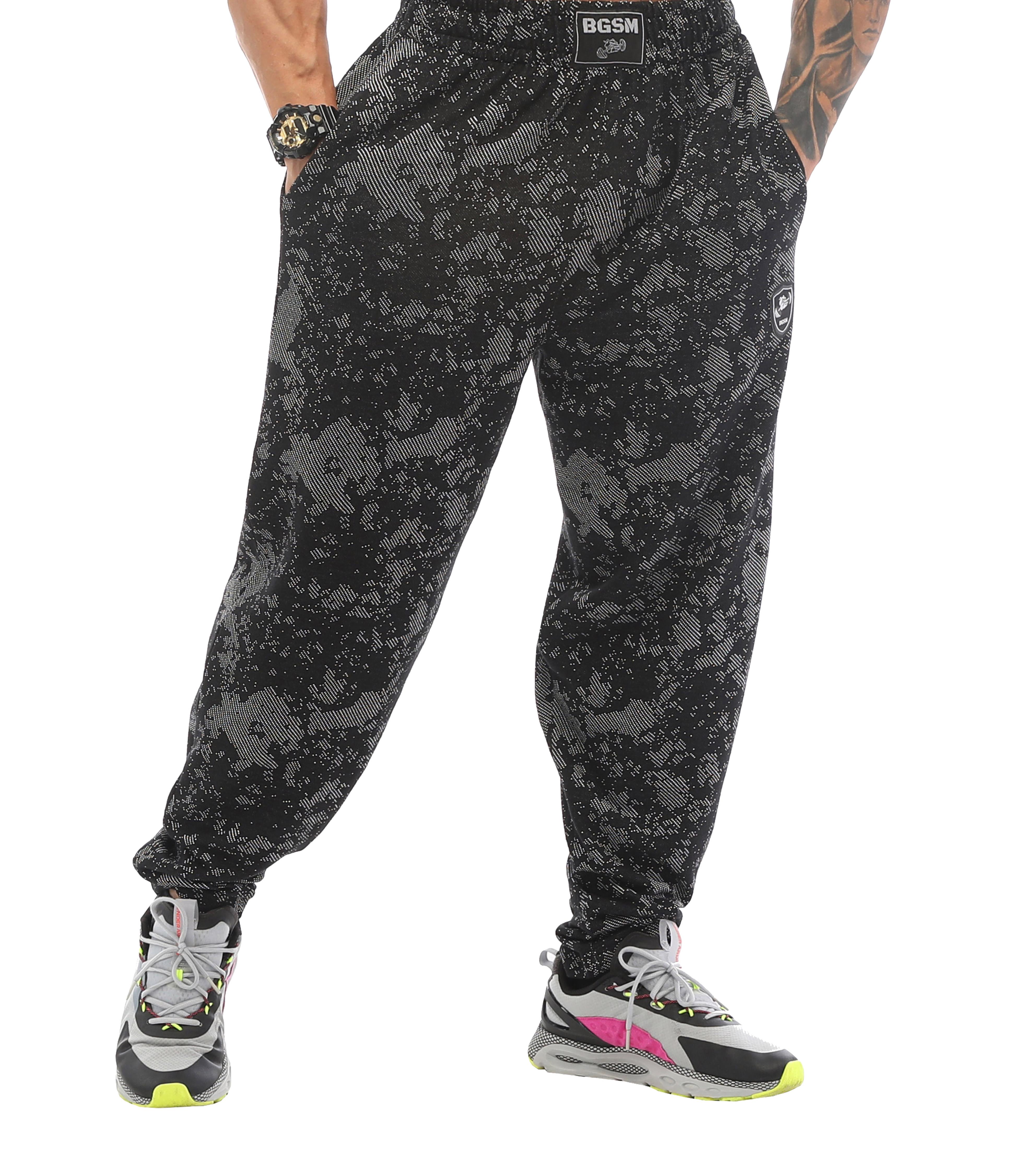 Baggy Technical Camo Gym Sweatpants