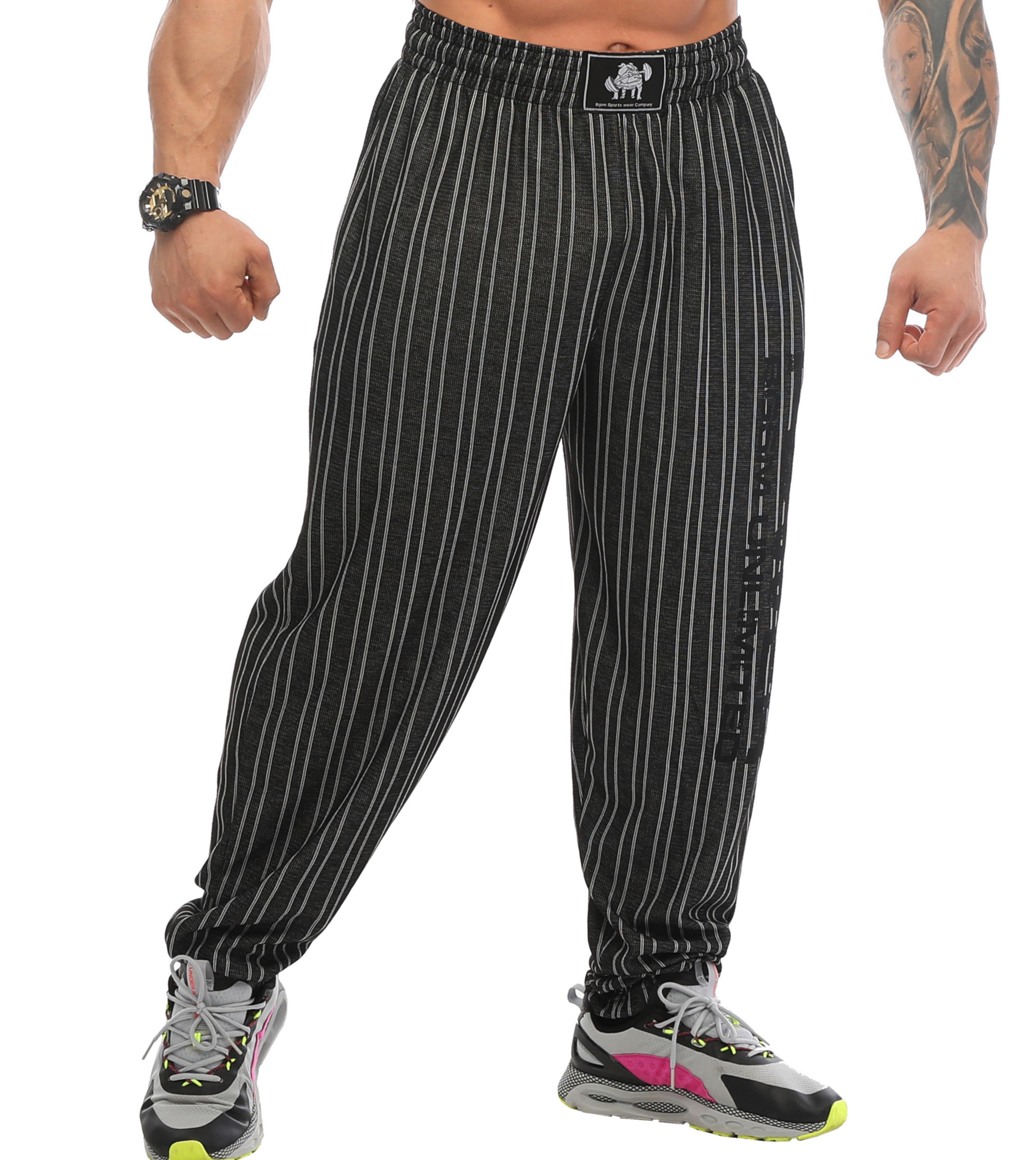 BIG SAM SPORTSWEAR COMPANY Men's Baggy Sweatpants with Pockets, Oldschool Loose Fit Gym Pants