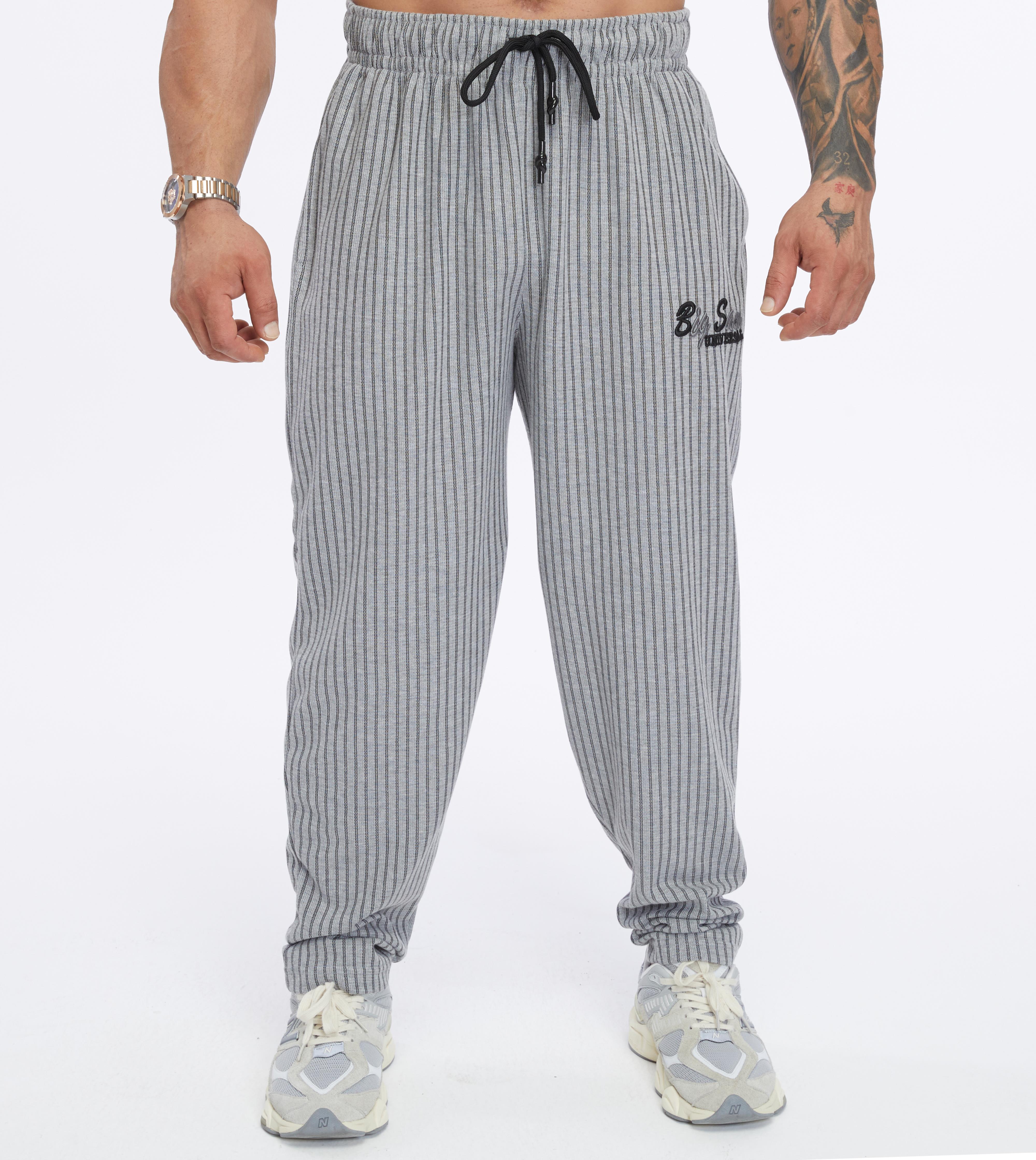 Loose Fit Four Season Cotton Striped Sweatpants