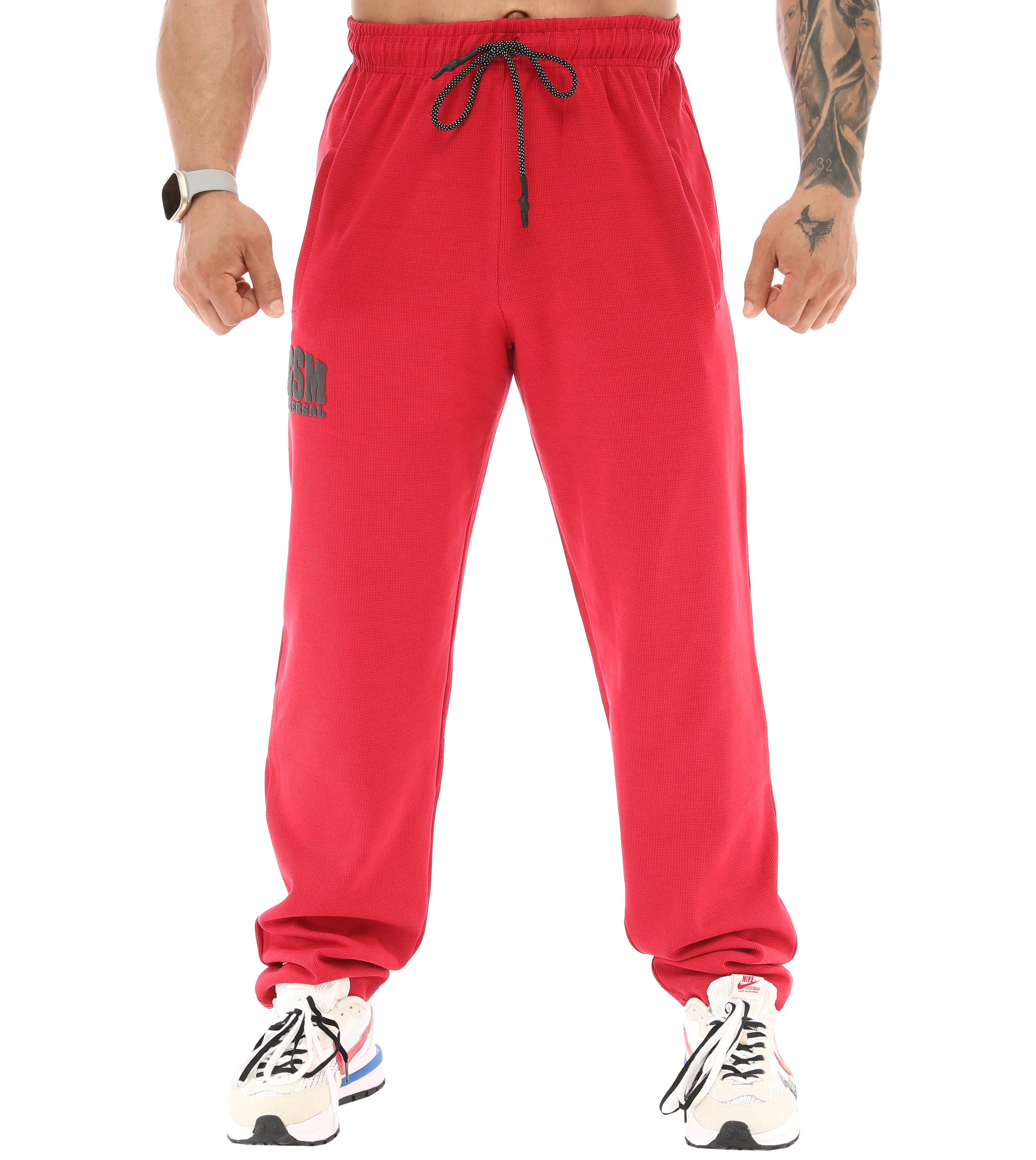 Mens Loose Fit Sport Pants Middle Thick