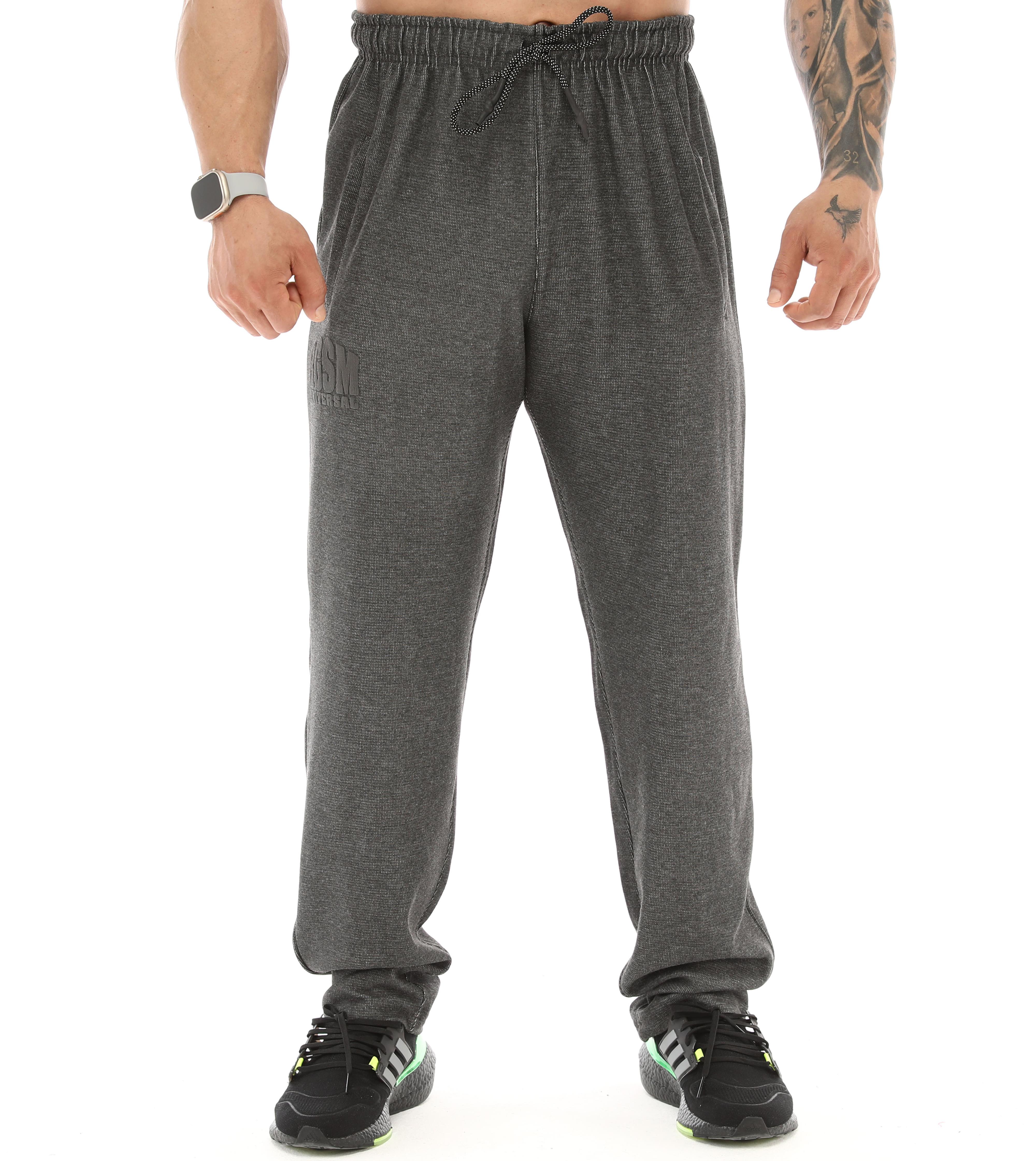 Mens Loose Fit Sport Pants Middle Thick