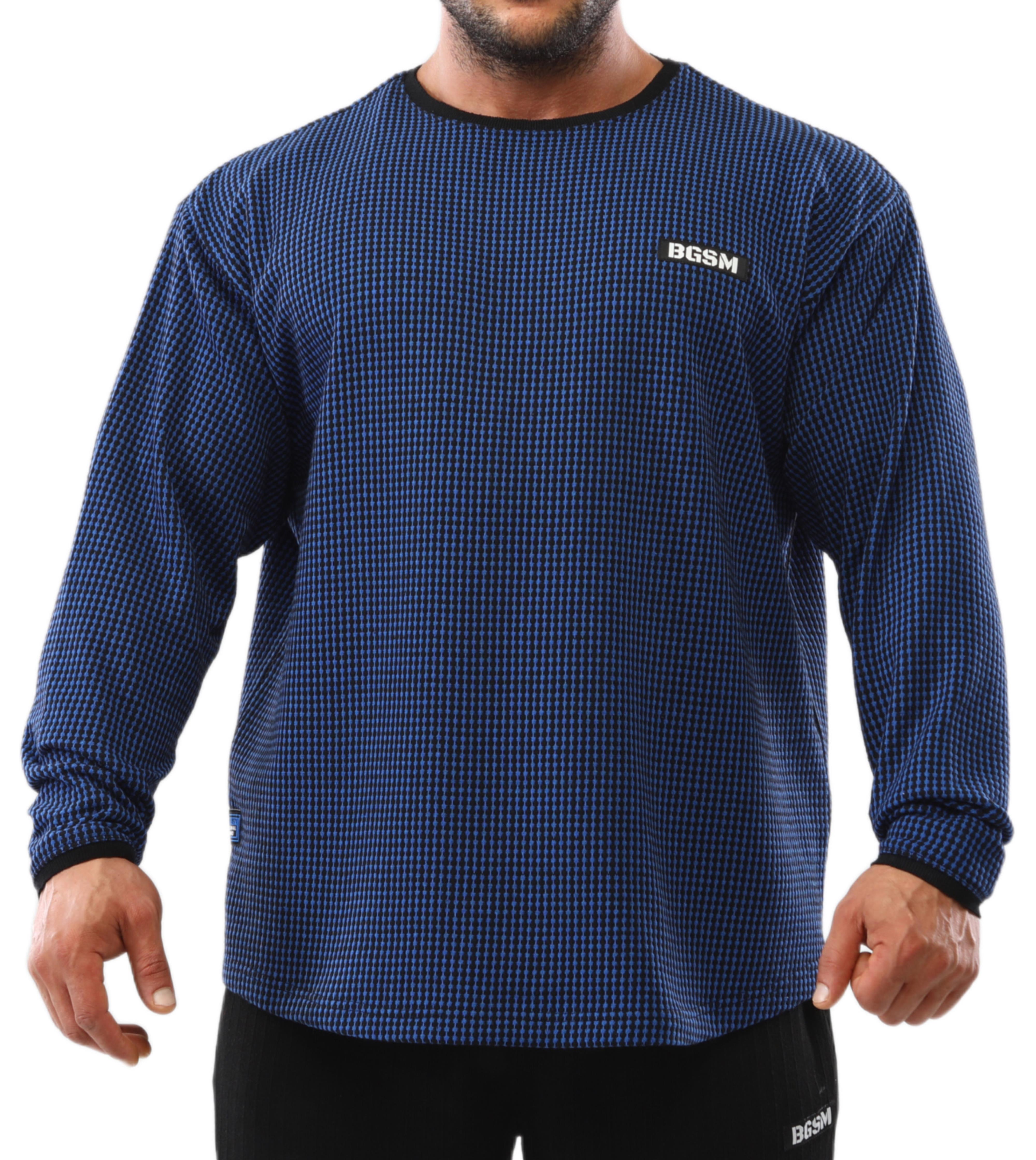 Mens Loose Fit Sweatshirt Crew Neck Winter Sweater