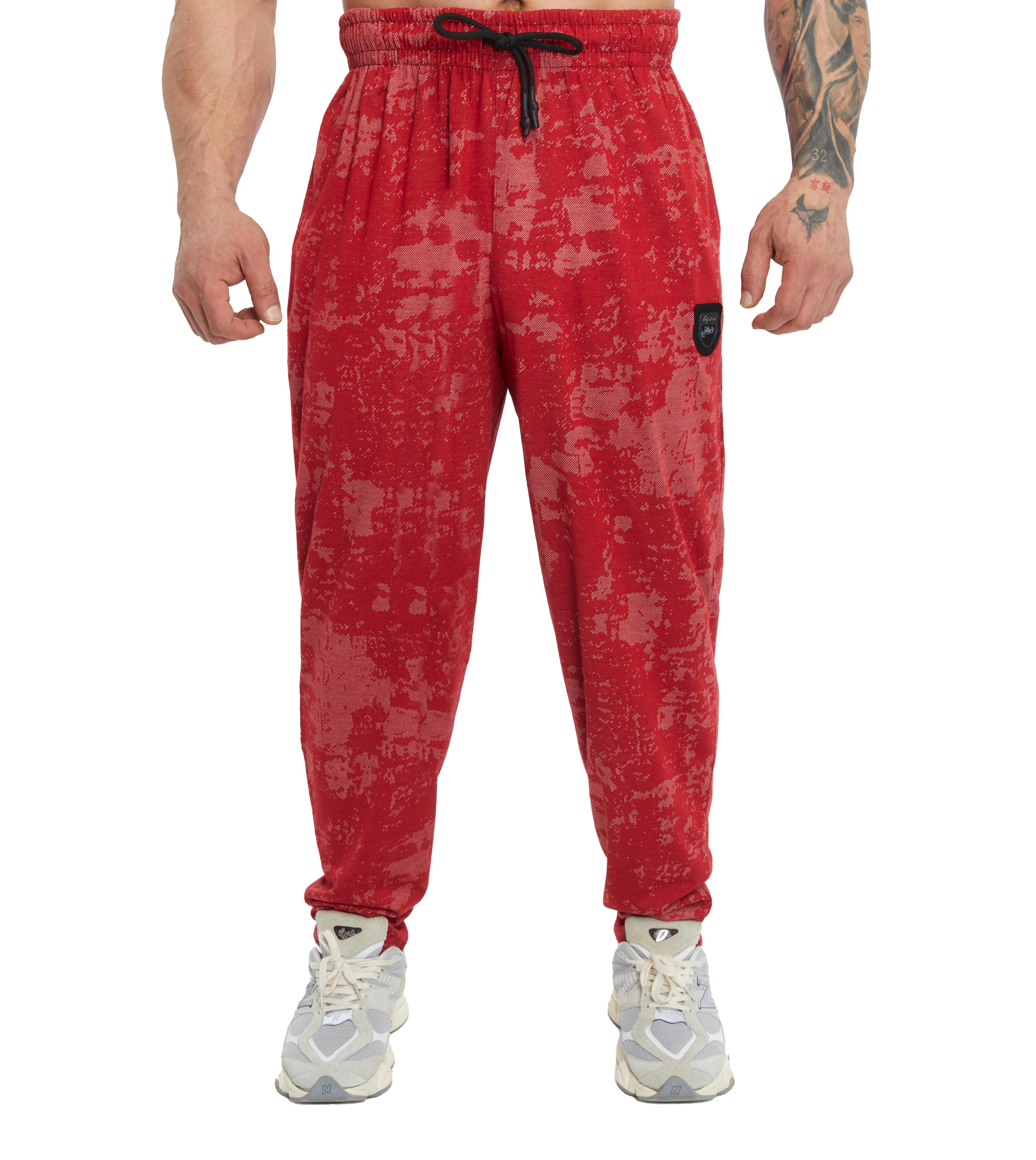 Men's Loose Fit Technical Camo Baggy Pants 