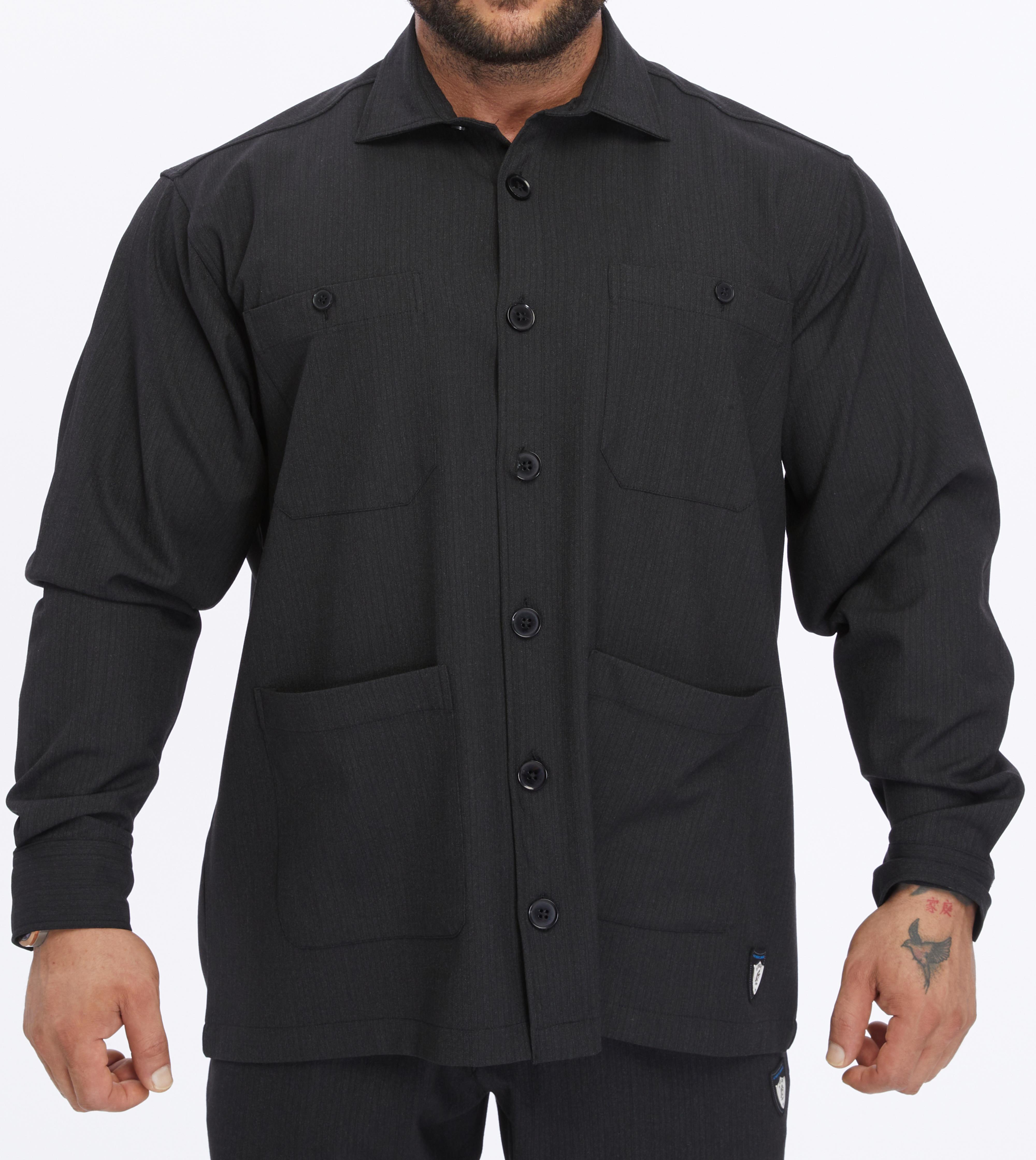 Men's Oversize Button Down Overshirt