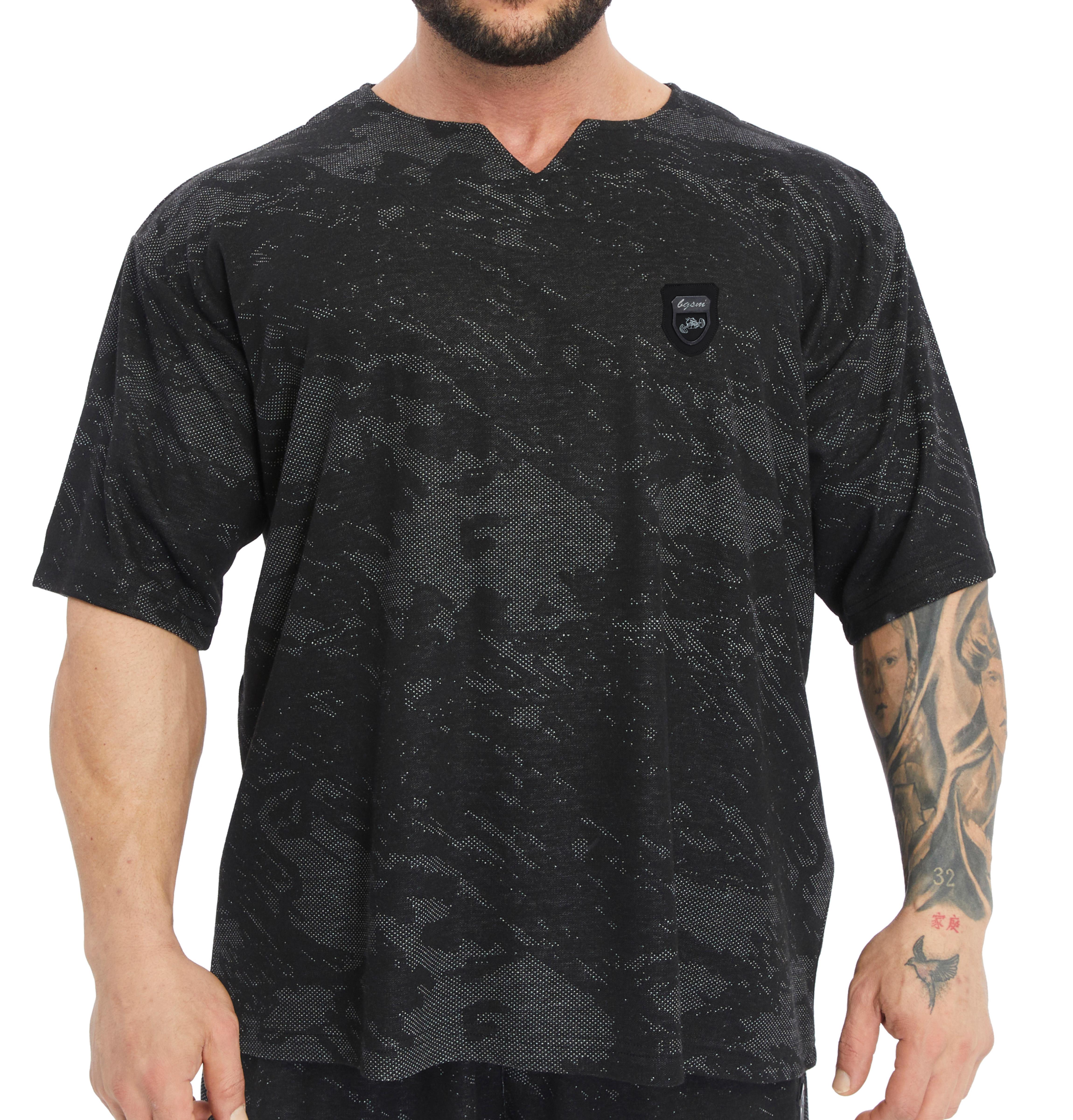 Mens Oversize Camo Trainig T-shirt