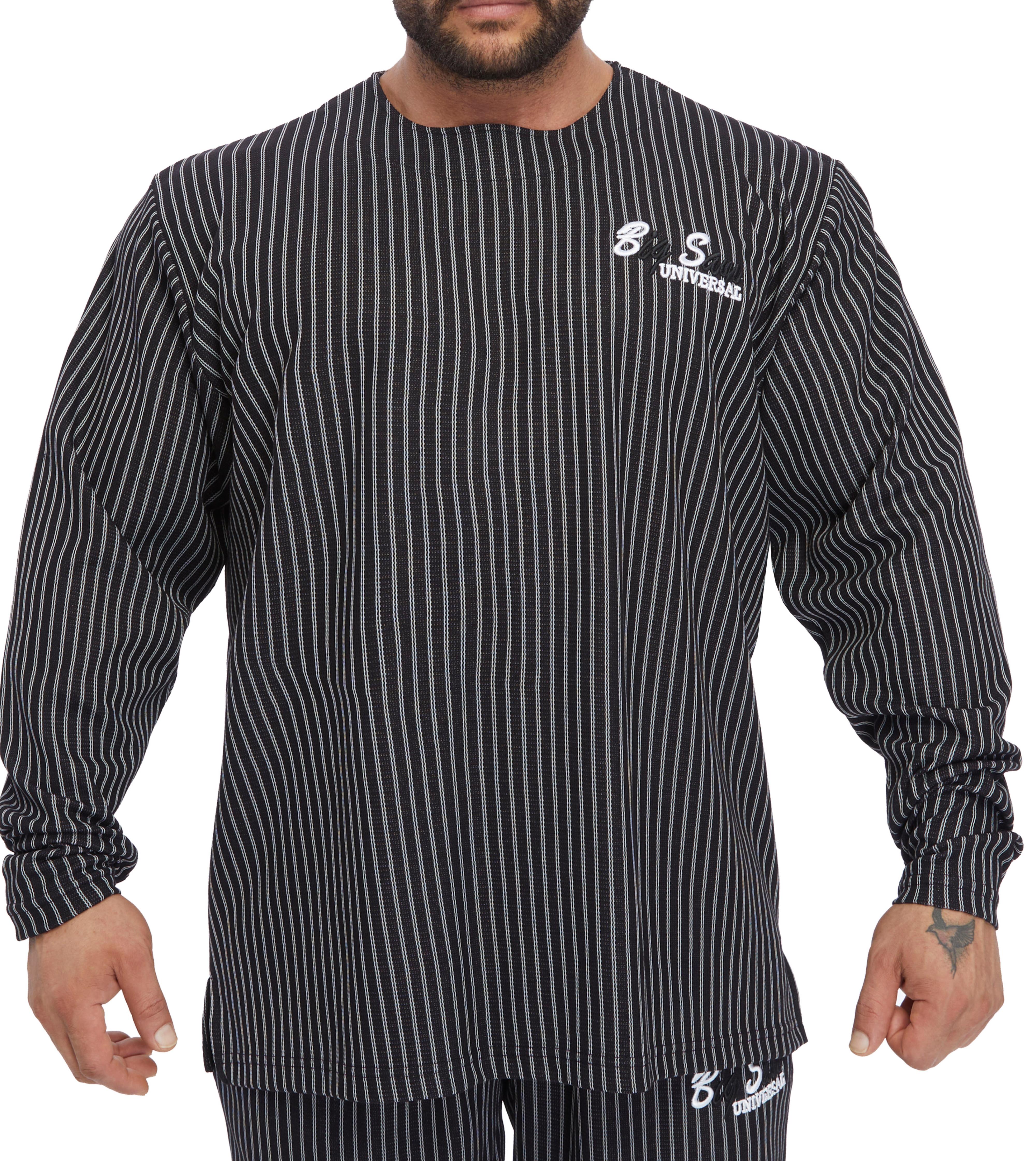 Men's Oversize Striped Sweatshirt 