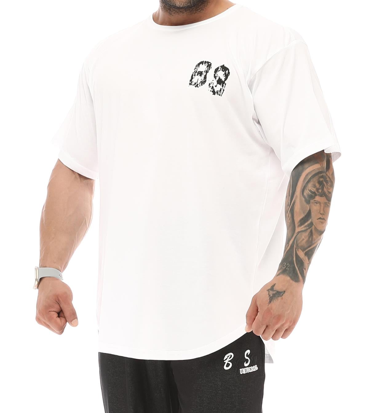 Men's Oversize T-shirt Big Sam 3340 White