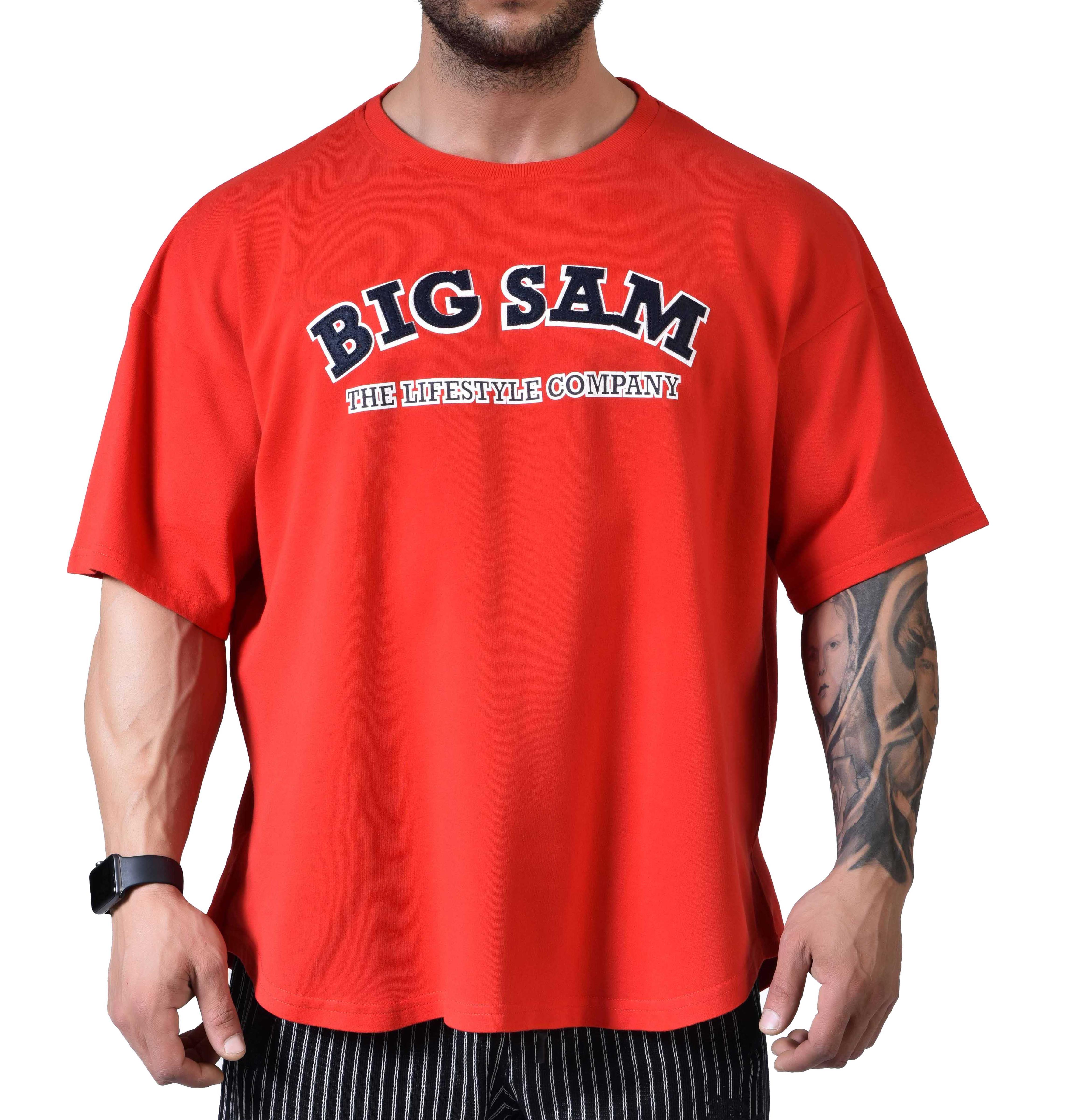 Mens Oversize T-shirt Cotton Rag Top