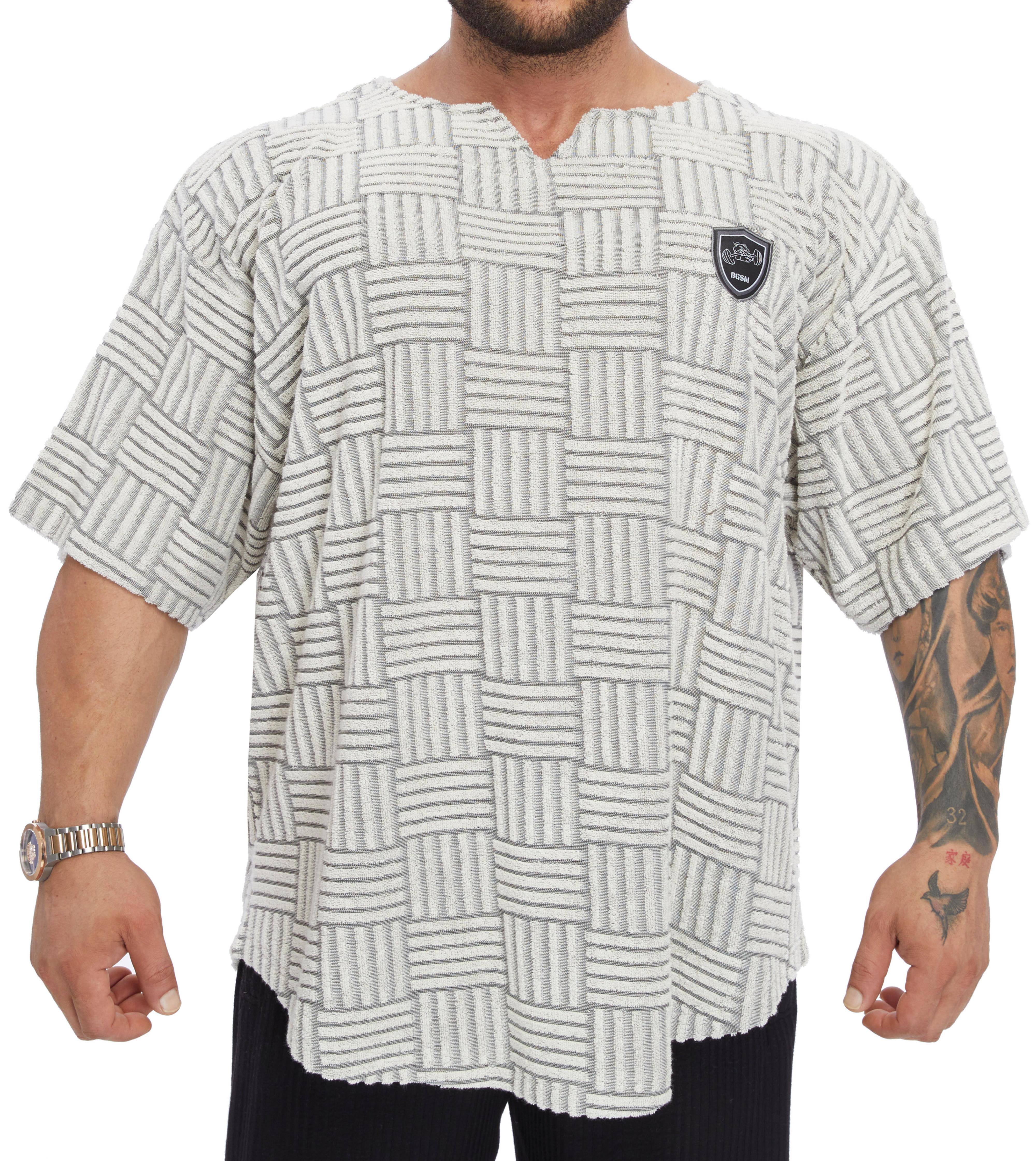 Men's Oversize Towel Gym Rag Top T-shirt
