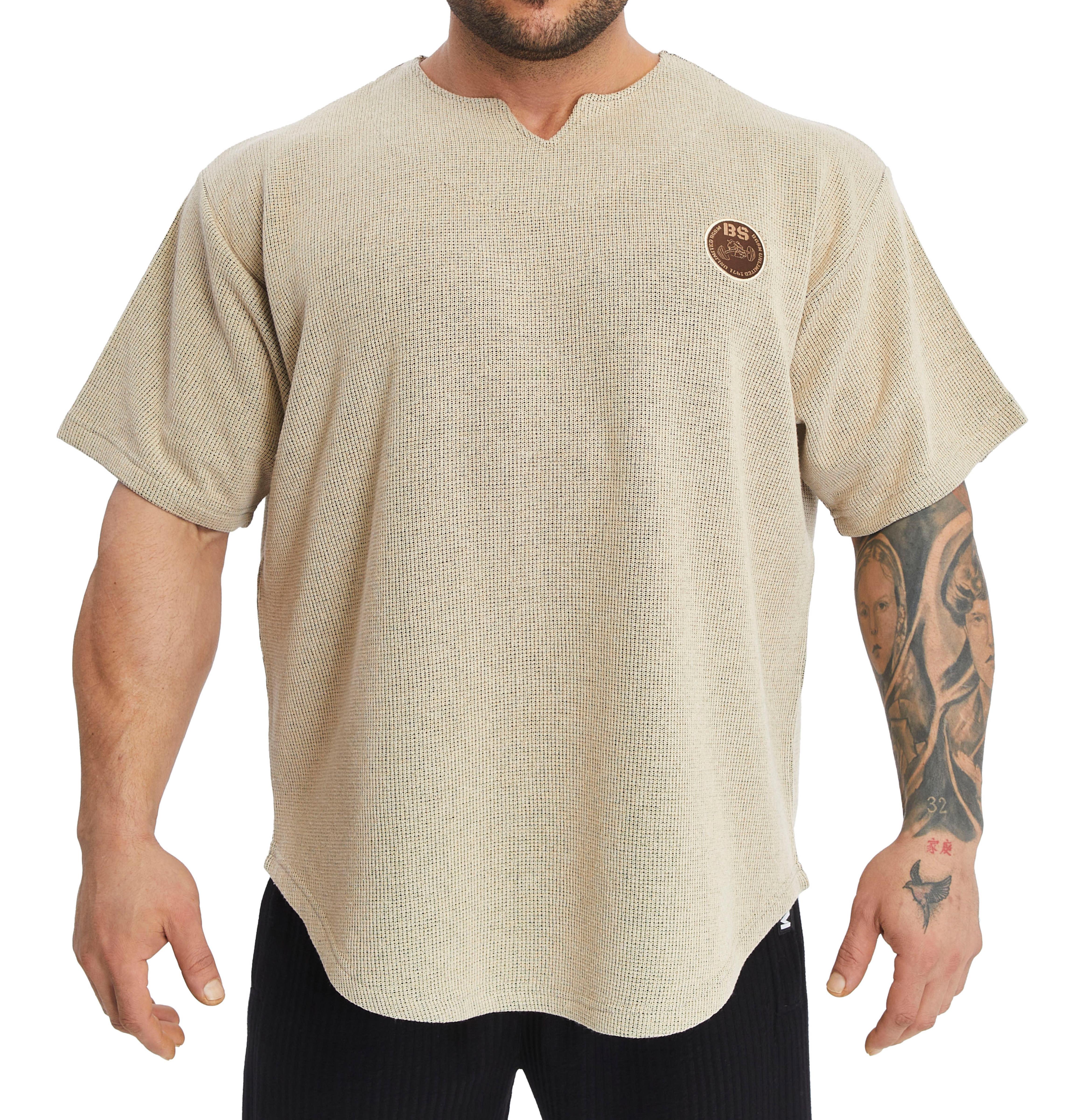 Mens Oversized Performance T-shirt Middle Thick Rag Top