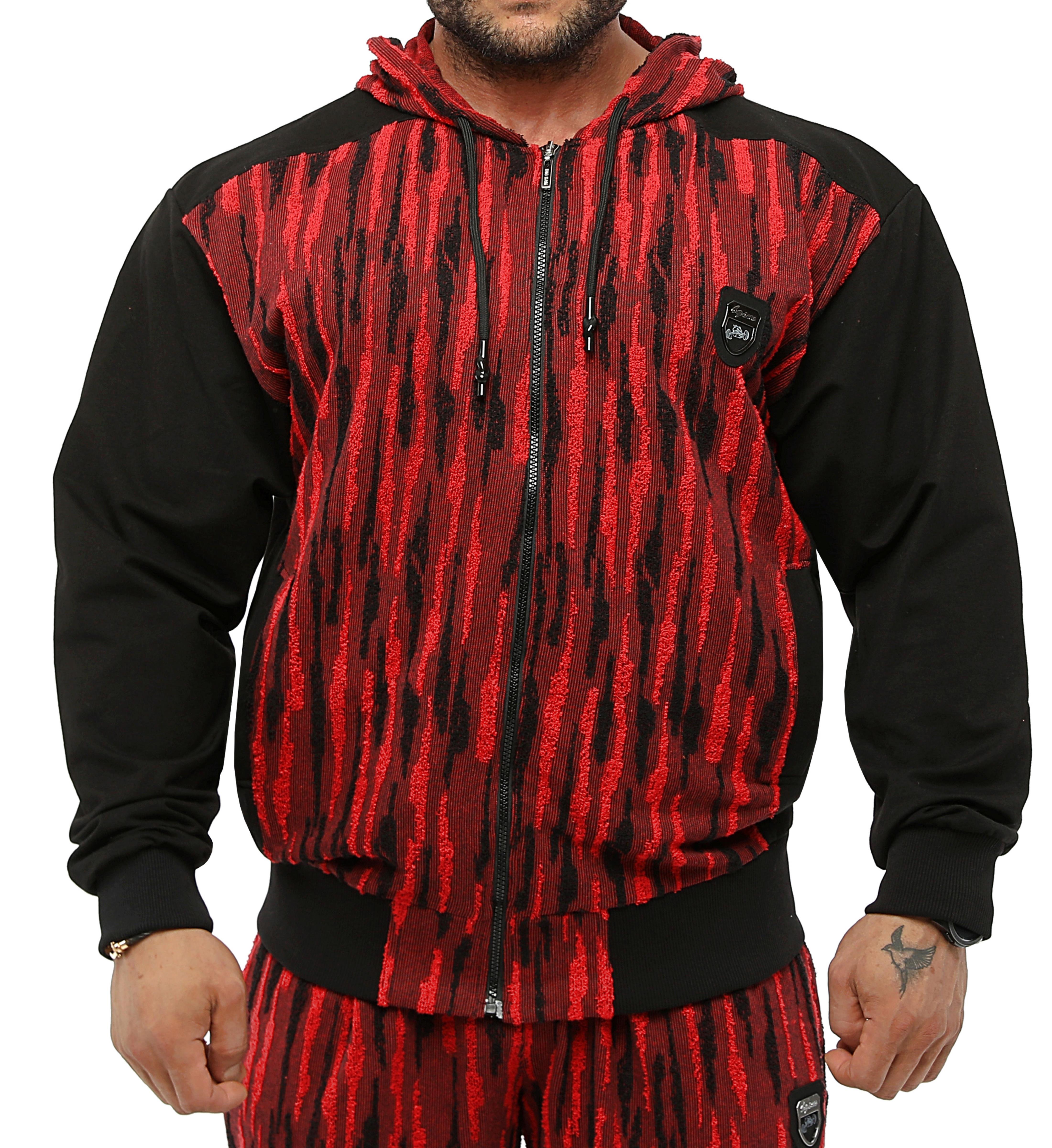 Mens Relaxed Towel Jacket Hoodie 