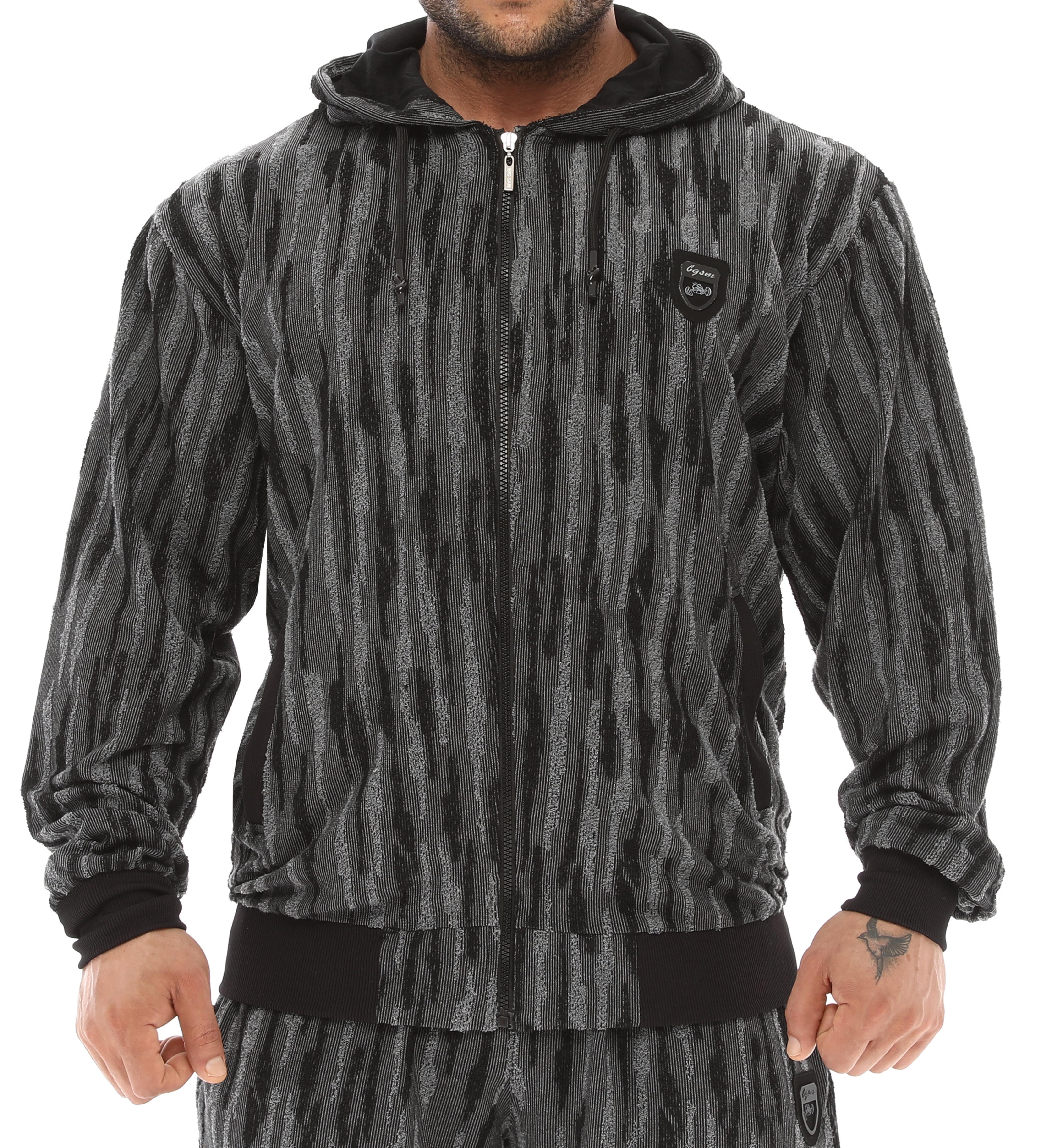 Mens Relaxed Winter Jacket Hoodie 