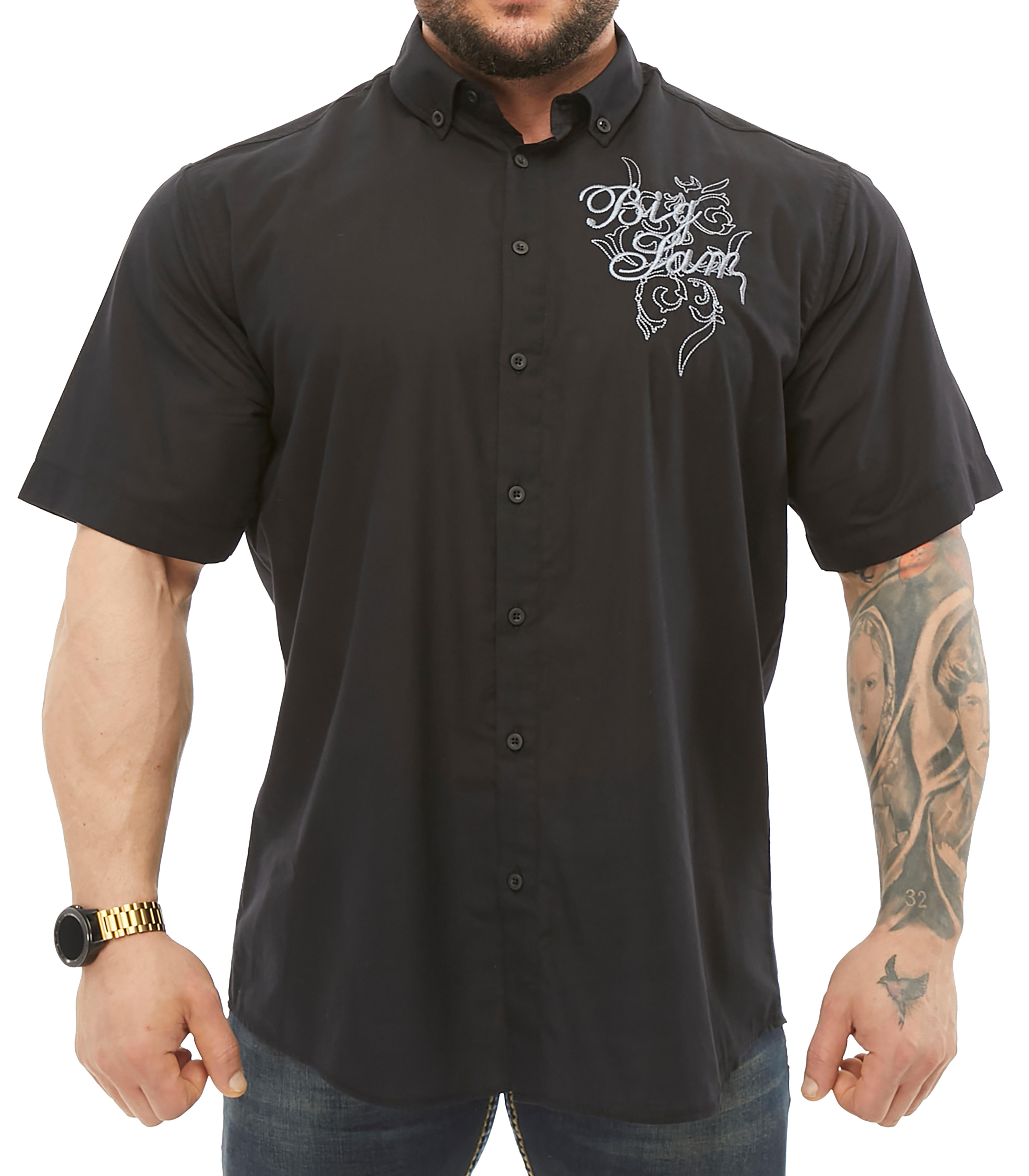 Mens Short Sleeve Cotton Summer Shirt