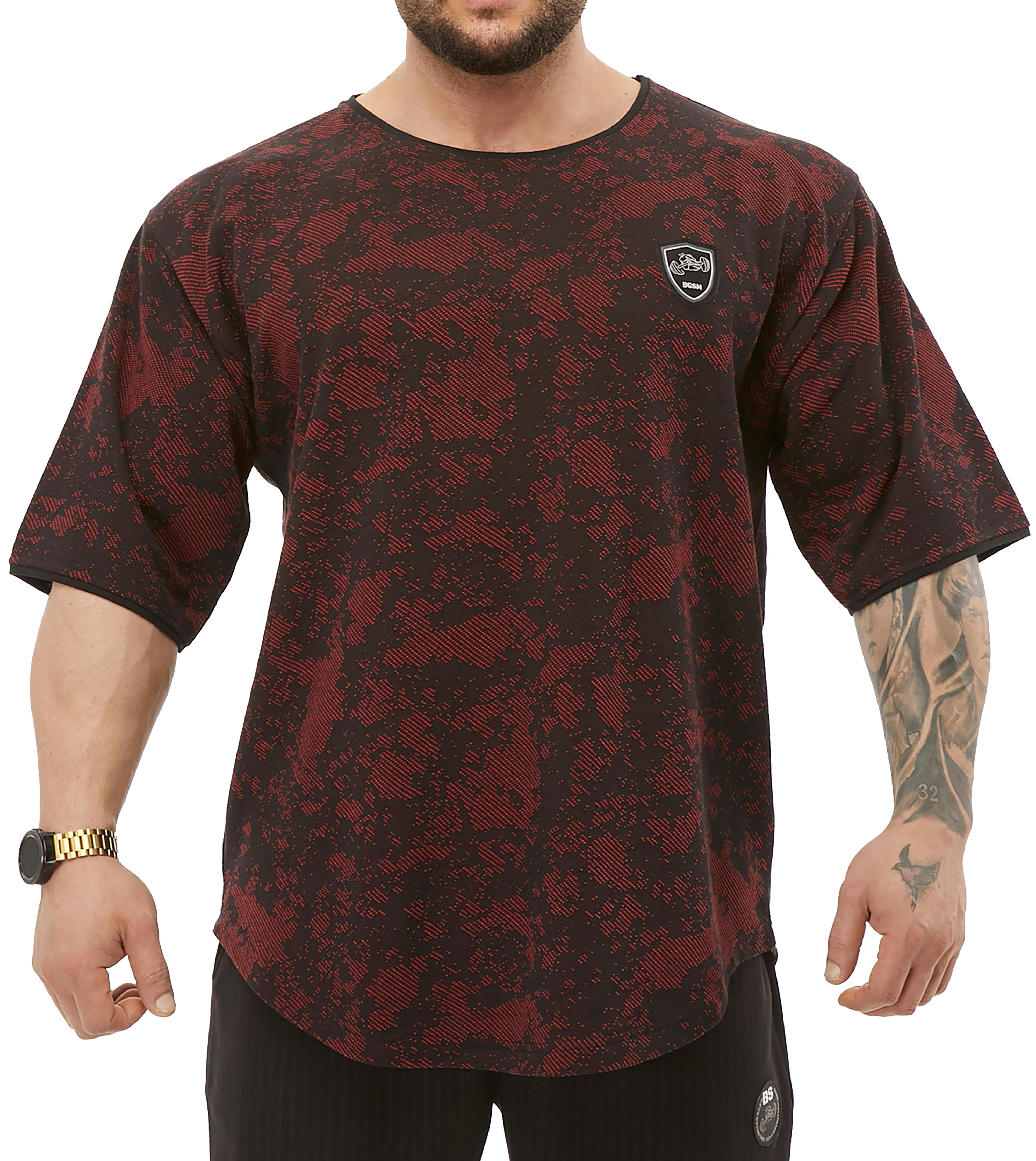 Men's Technic Camouflage Rag Top Oversize T-shirt