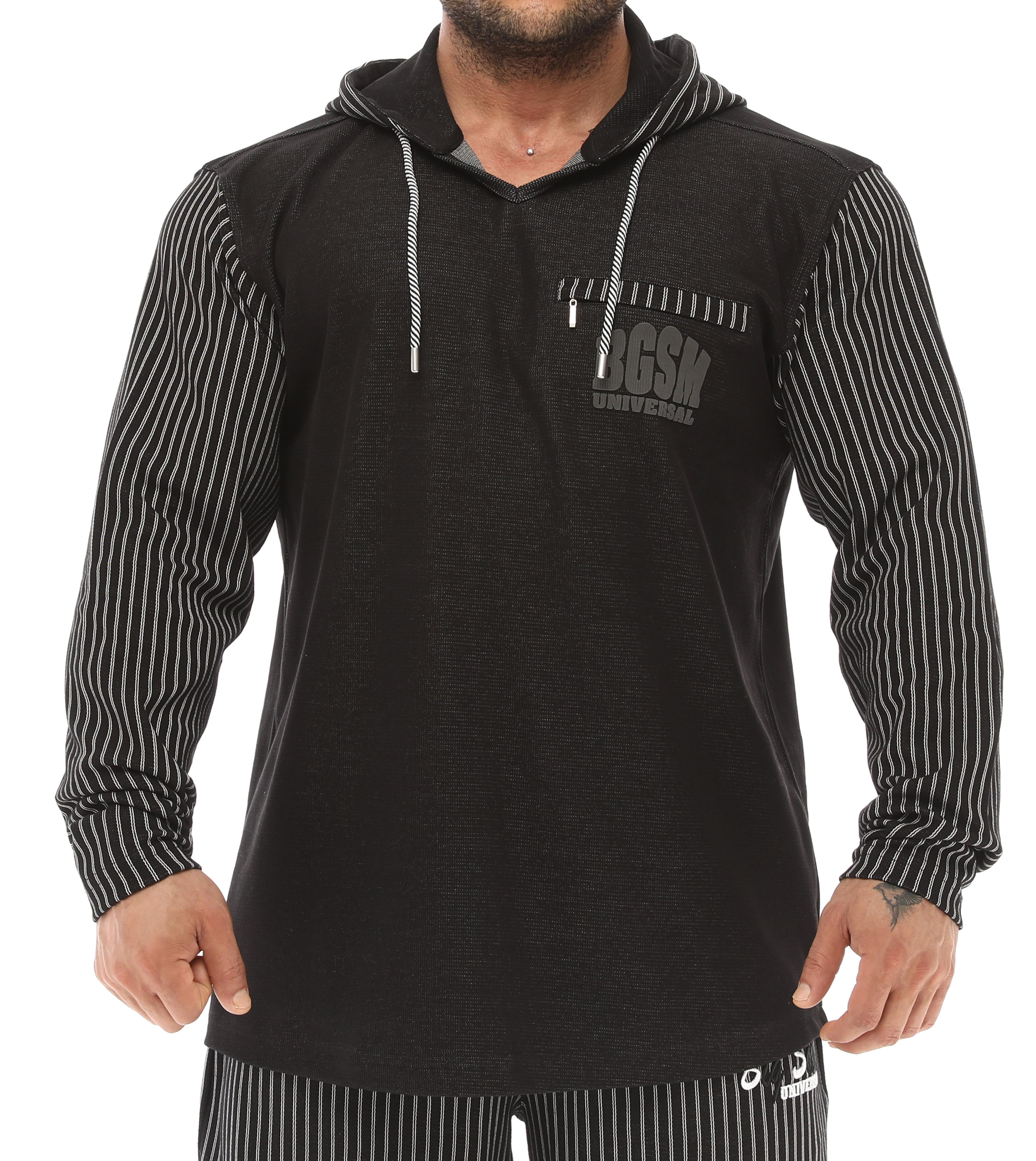 Oversize Oldschool Hooded Sweater Black 