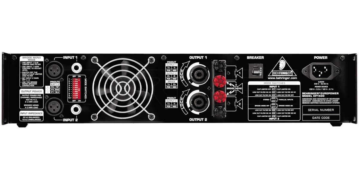 Behringer Europower EP 1500 Power Amfi