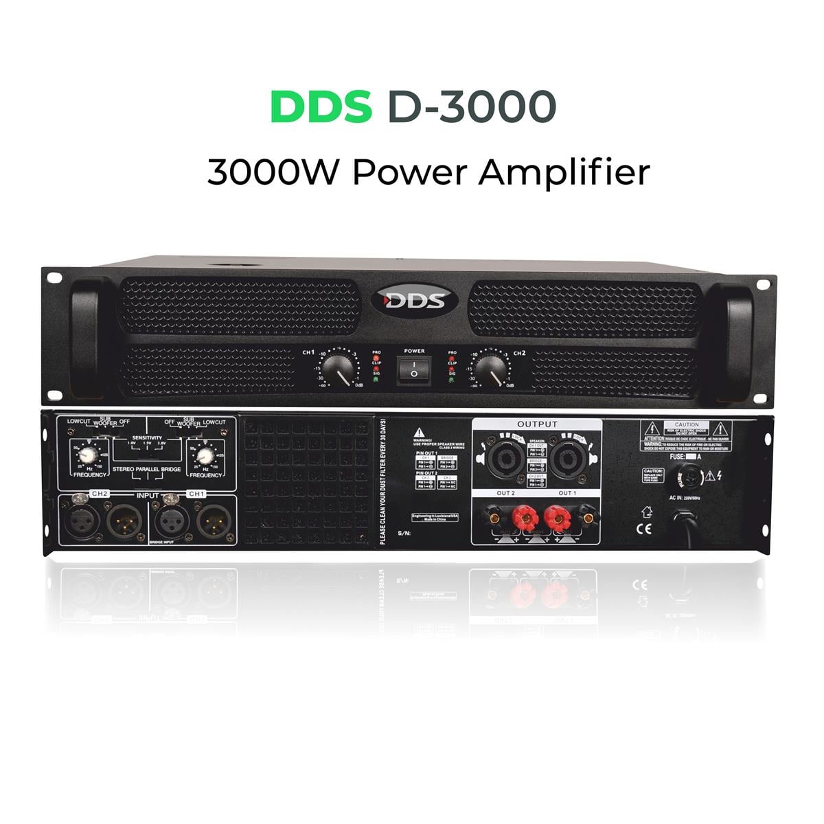 DDS D3000 Power Amplifier