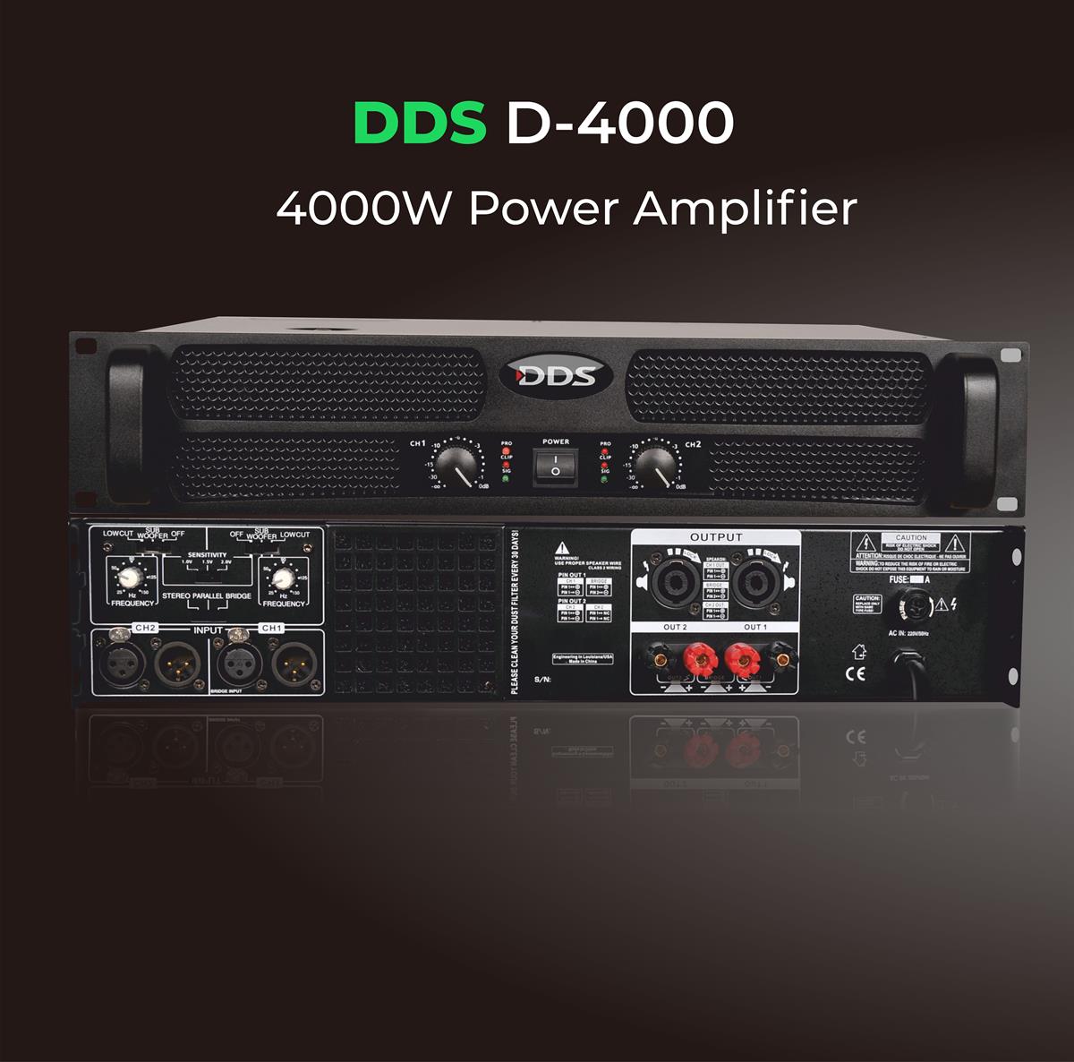 DDS D4000 Power Amplifier