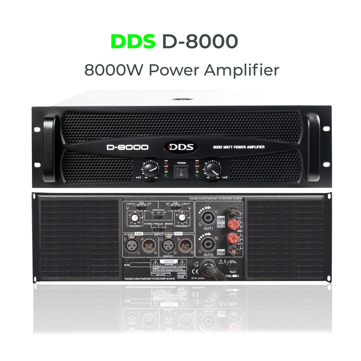 DDS D8000 Power Amplifier