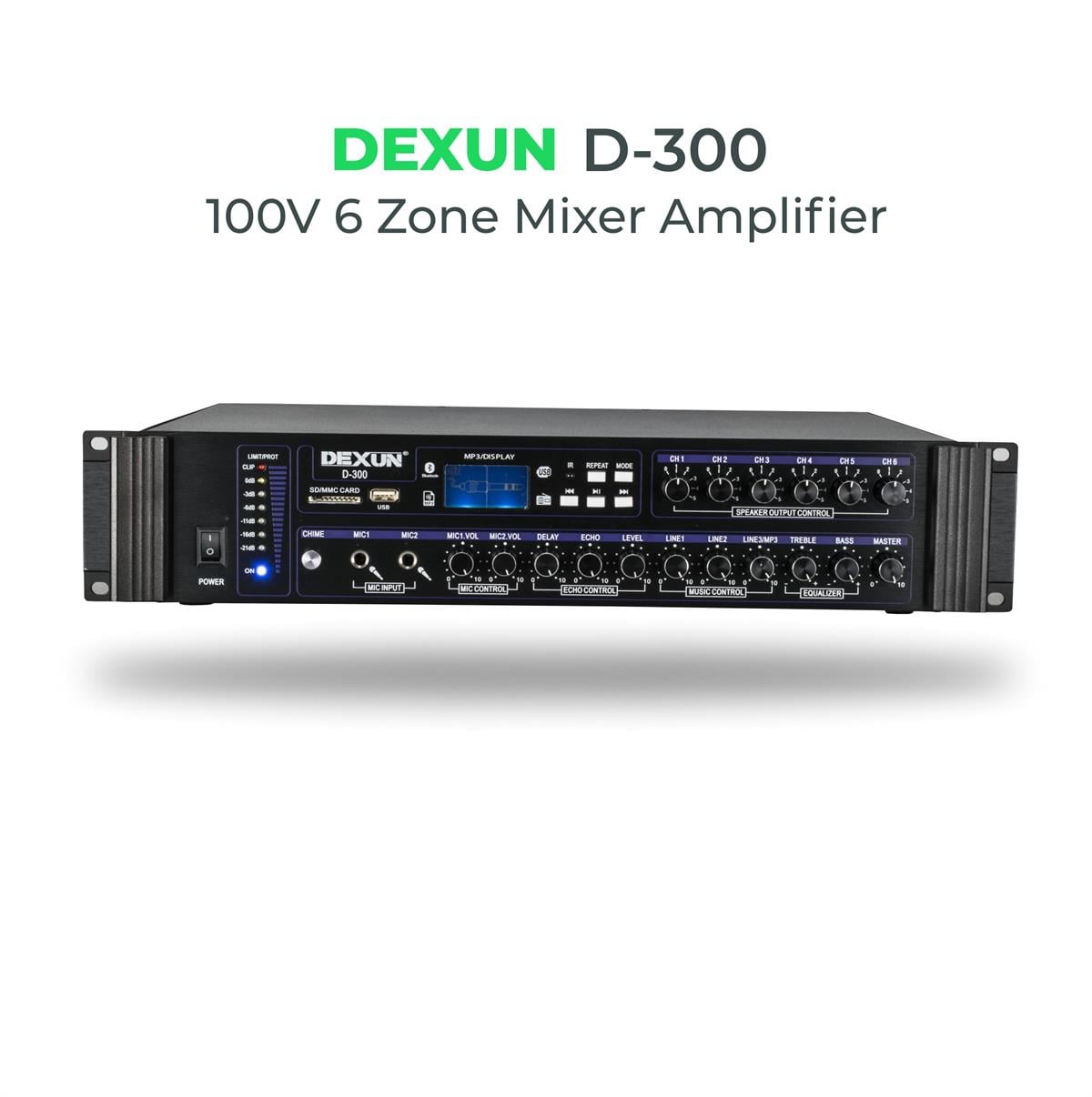 Dexun D-300 Zone Mix Amplifier