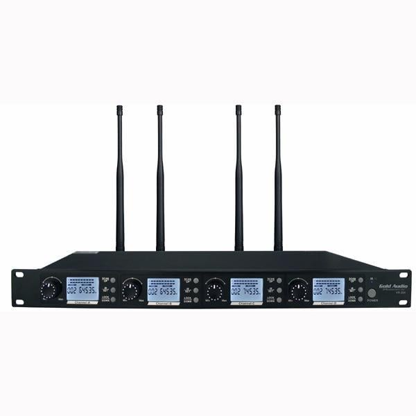 Gold Audio PRO 2004 Dört Kanallı UHF Mikrofon Alıcısı