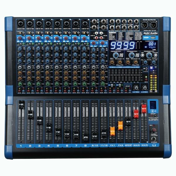 Gold Audio PRO-M 512 12 Kanal Deck Mikser