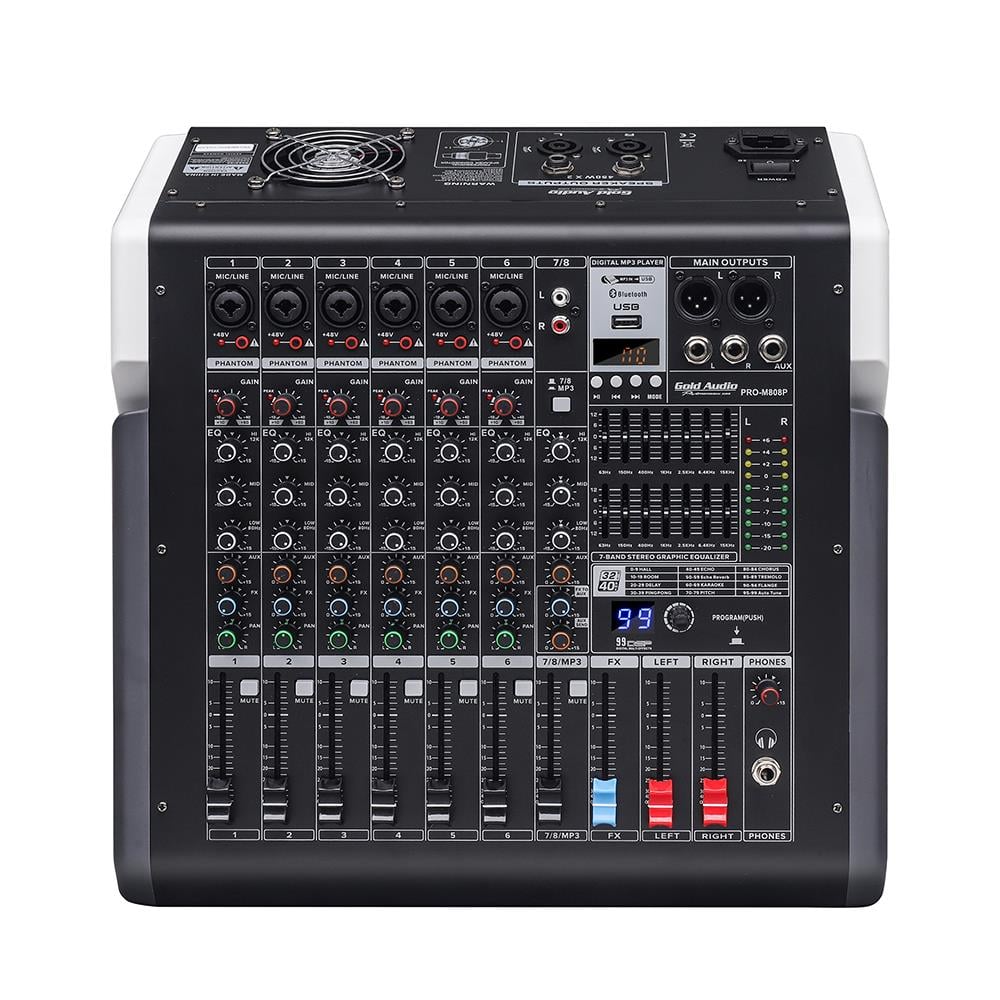 Gold Audio PRO-M 808P Amfili Mikser