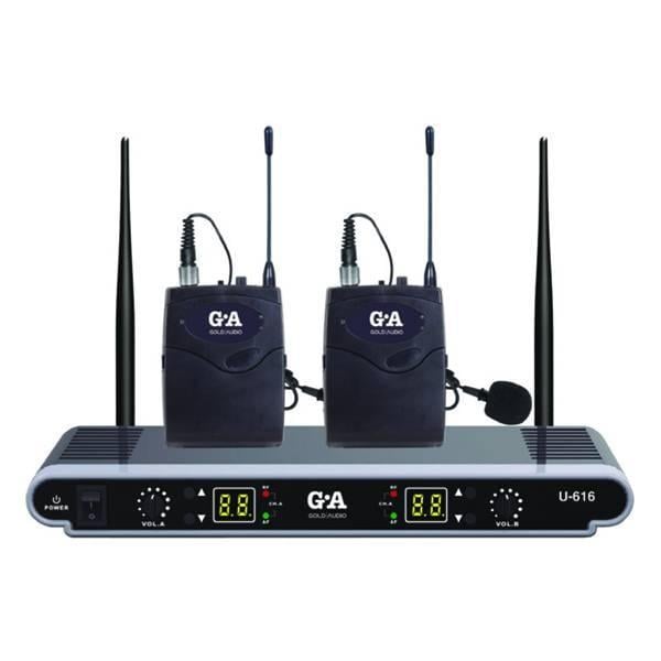 Gold Audio U 616 YY UHF Yaka+Yaka Mikrofon