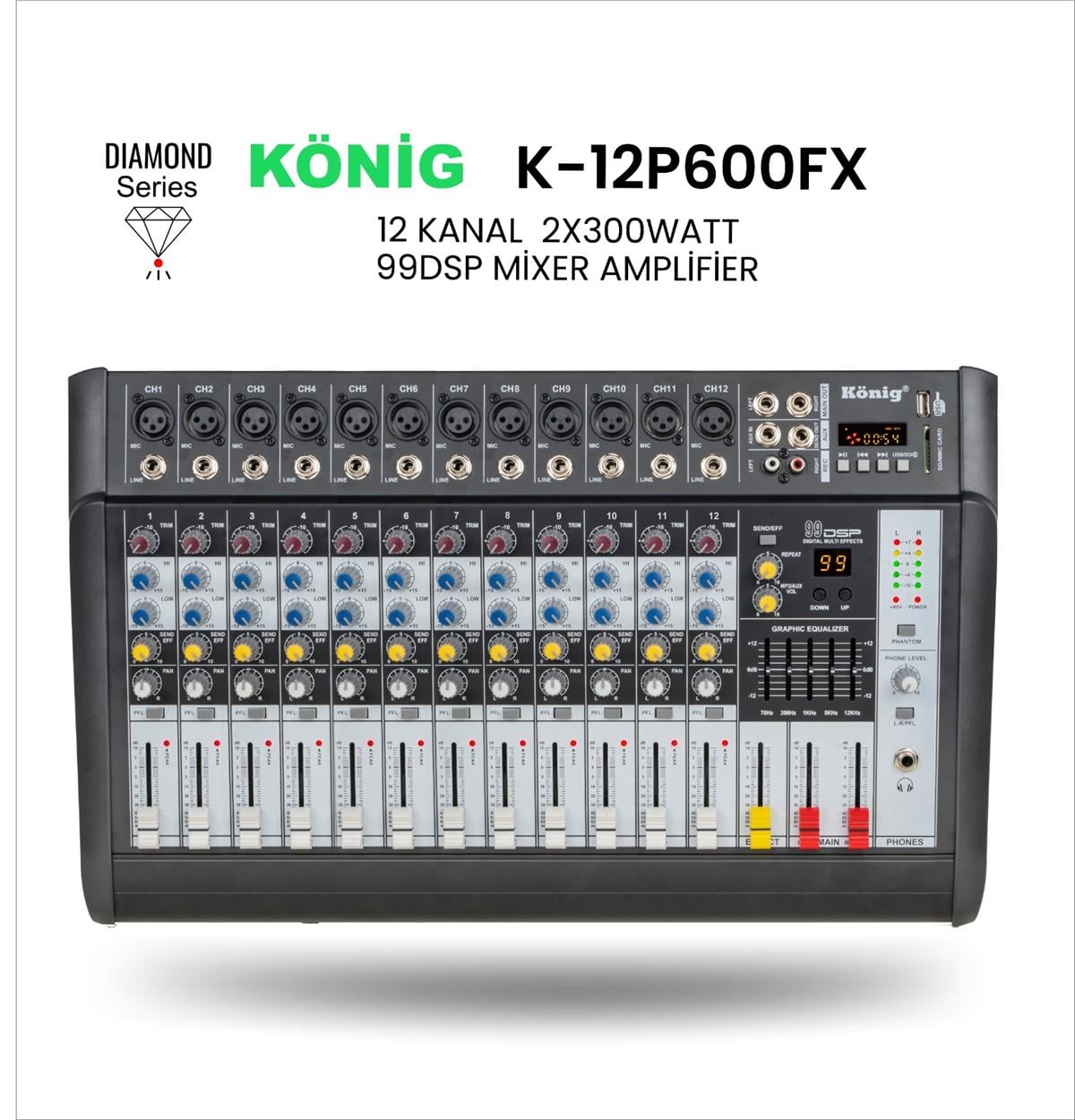 König K–12P600 FX DIAMOND Power Mikser