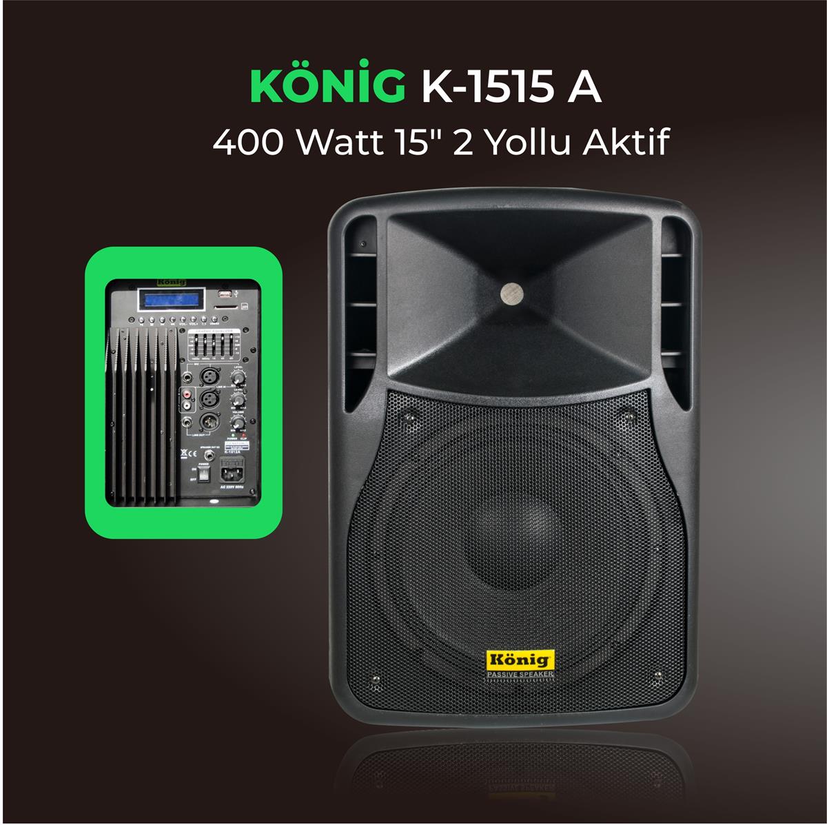 König K–1515 A Aktif Hoparlör